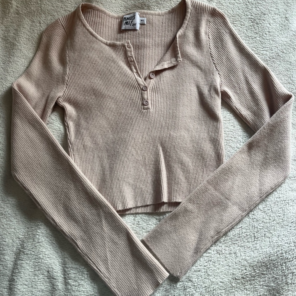 Princess Polly Cropped Long Sleeve